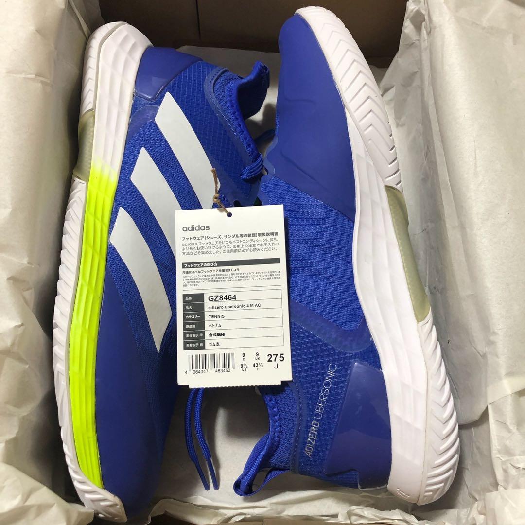 adidas アディダス テニスシューズAC LAF68ブルー新品 27.5cm