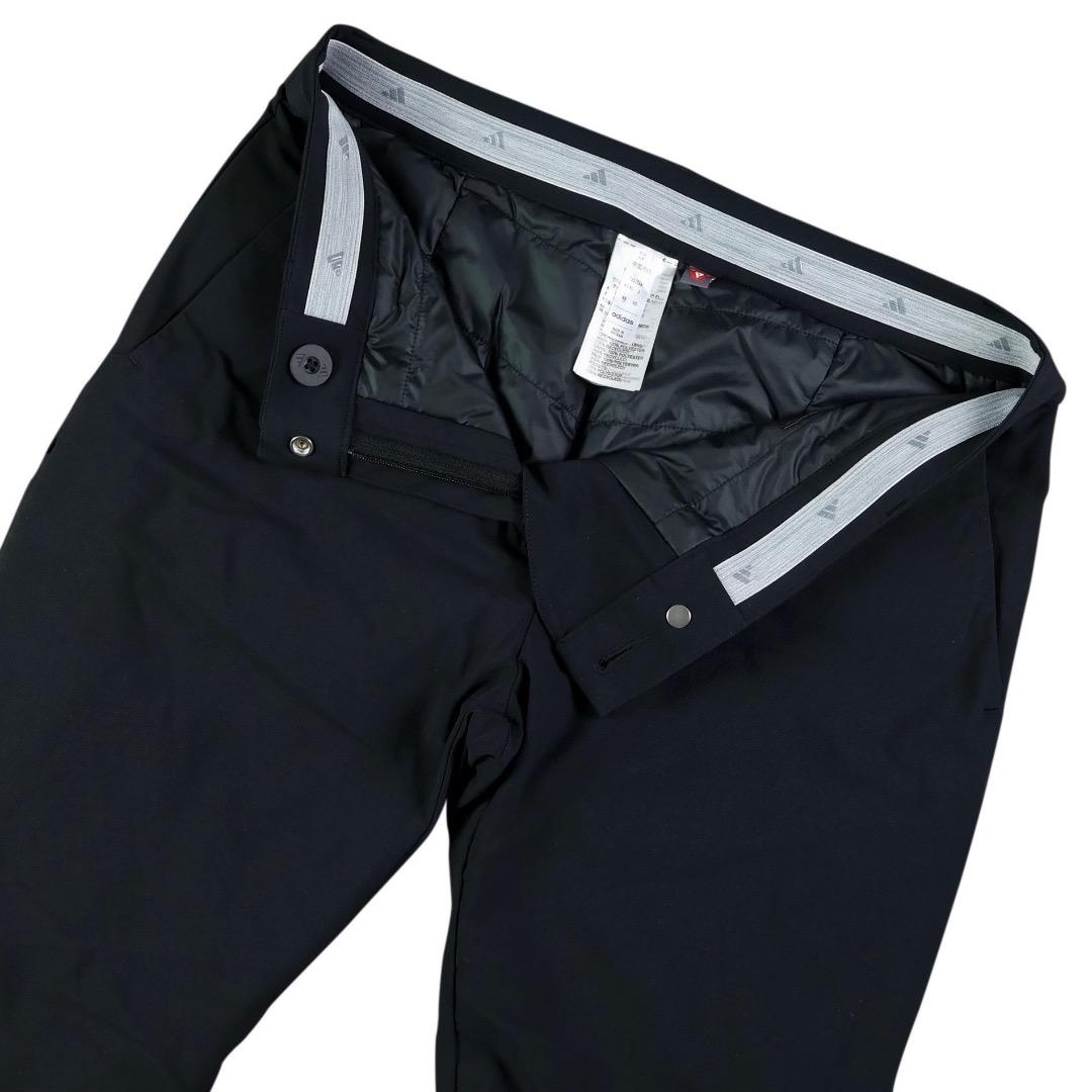 【L】秋冬 定価26,400円 アディダス ゴルフ 保温 テーパード中綿 パンツ