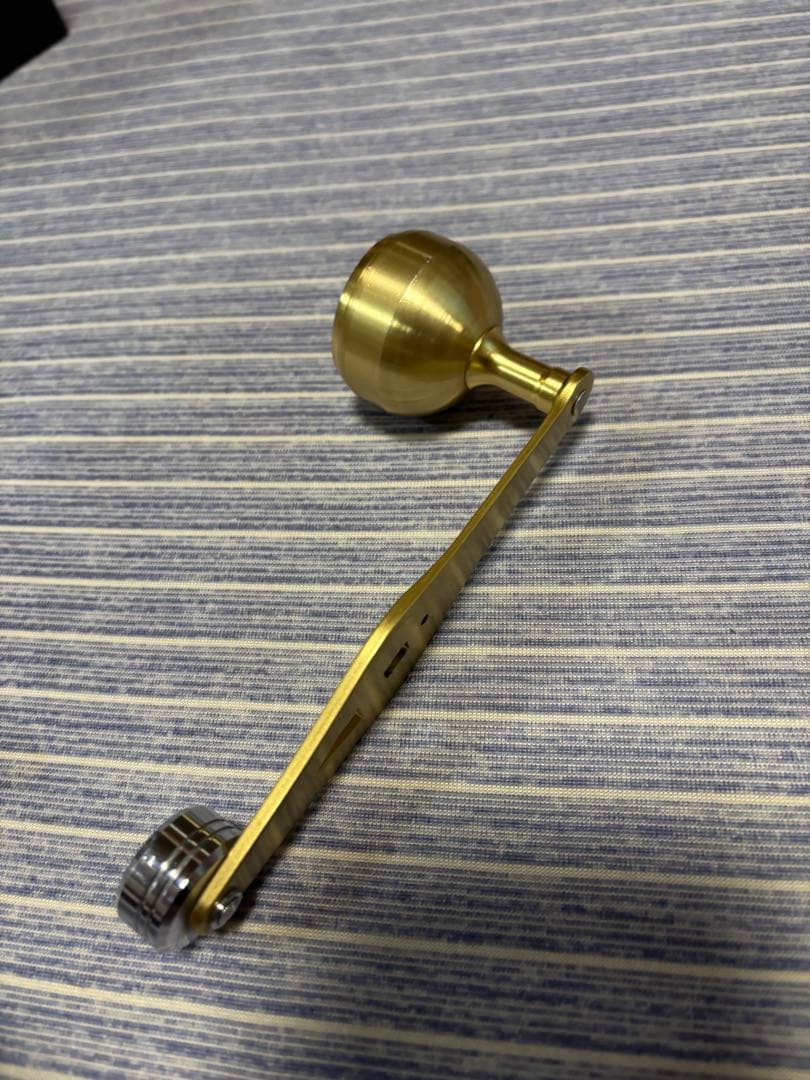 夢屋パワーバランスハンドル65mmアルミゴールド