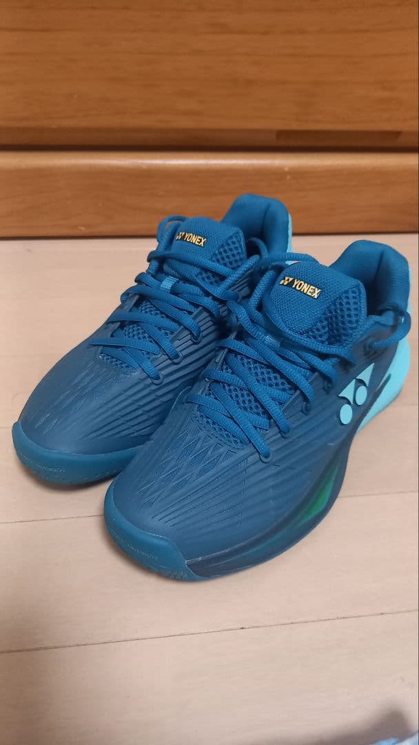 YONEX テニスシューズ SHTE5MACブルー×グリーン