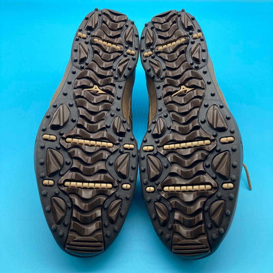 【未使用】ミズノ mizunoゴルフシューズ サイズ23.0cm レディース茶
