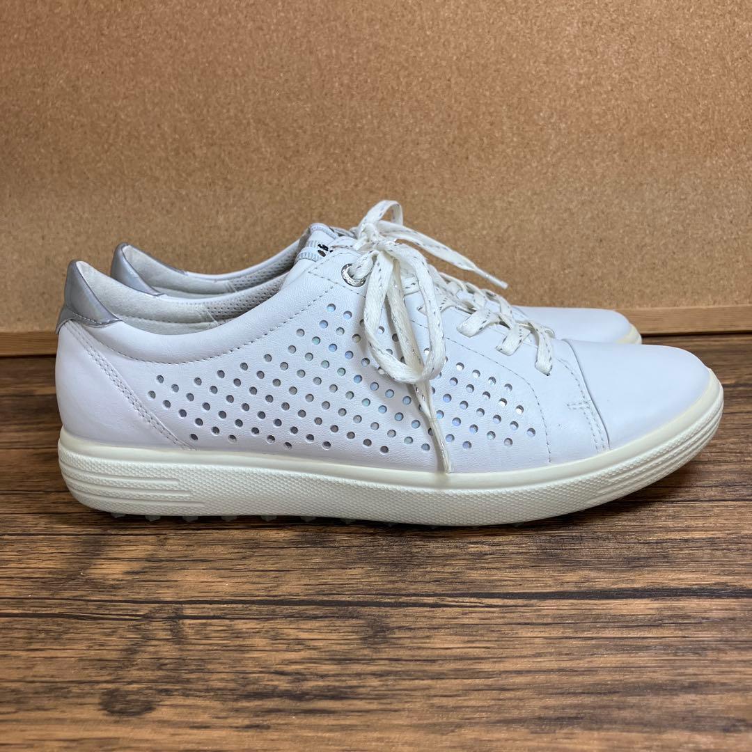 （K25836）ecco エコー ゴルフシューズ EU39（約24.5㎝）