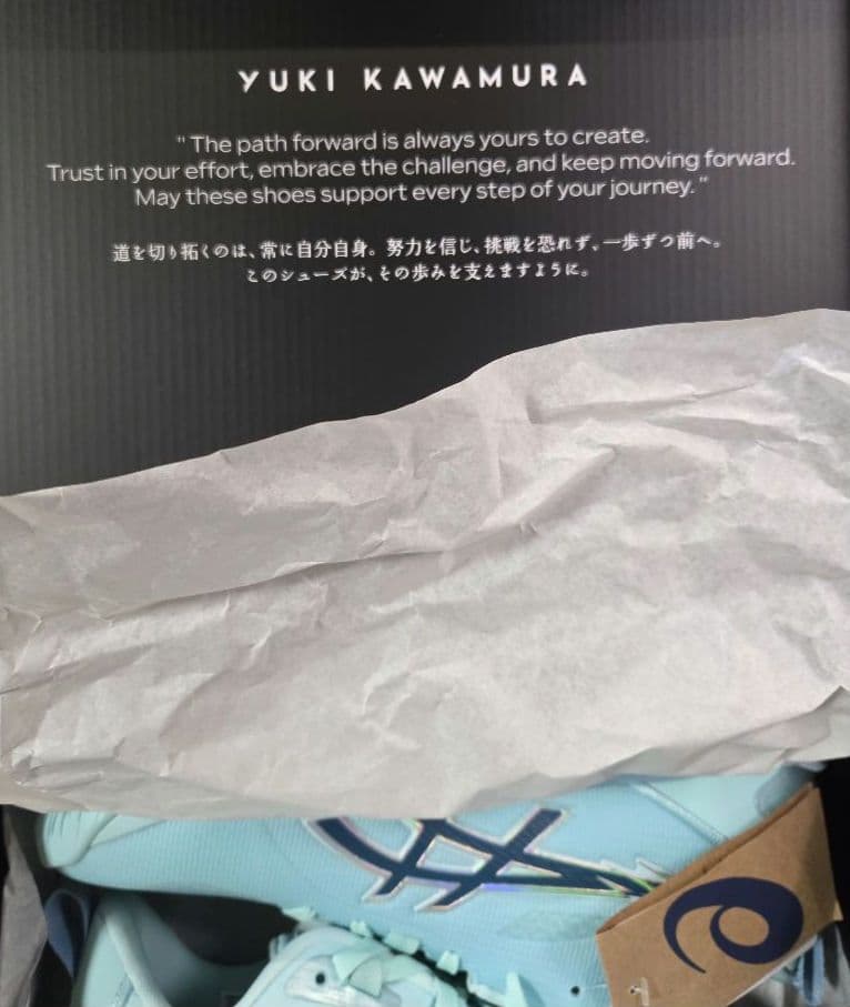 ASICS SWIFT ACE YUKI 25.0cm　バスケットボール河村勇輝