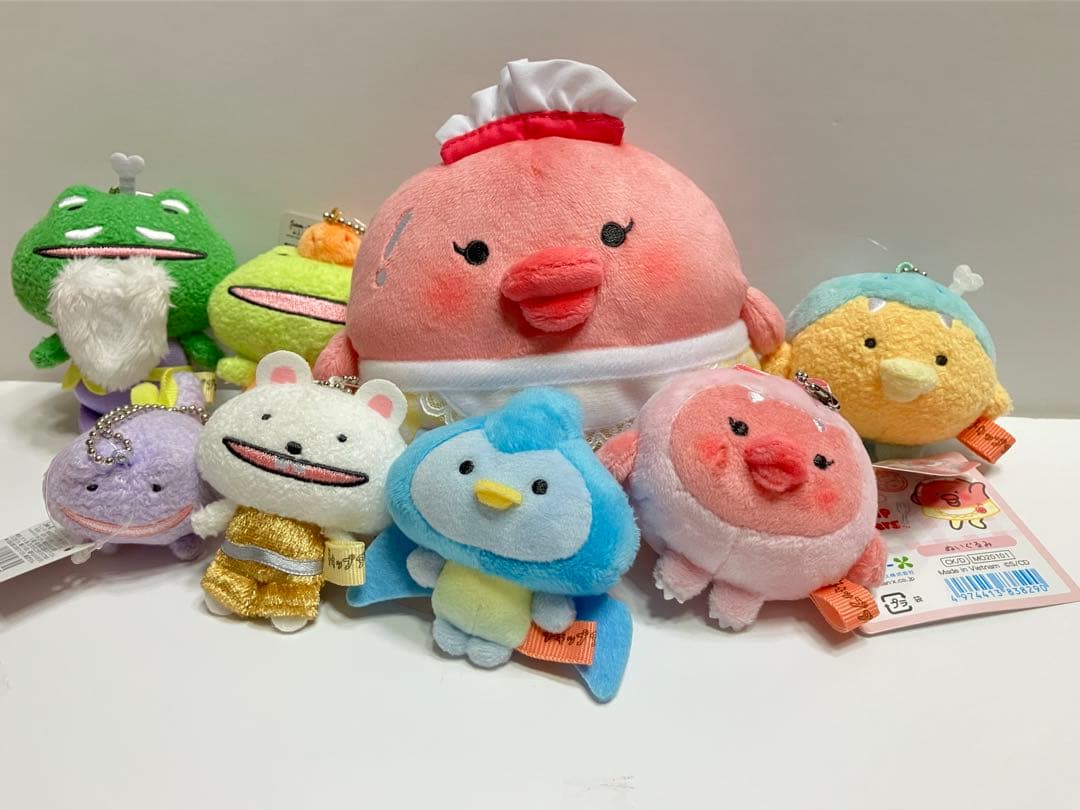 チキップダンサーズ　ぶらさげぬいぐるみ　８種セット　タグ付き　新品　サンエックス