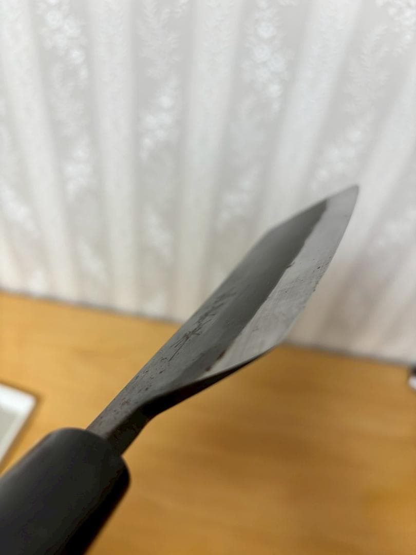③未使用品　正宗工芸美術製作所　相州鎌倉扇ヶ谷　正宗二十四代孫綱廣謹製　菜切包丁