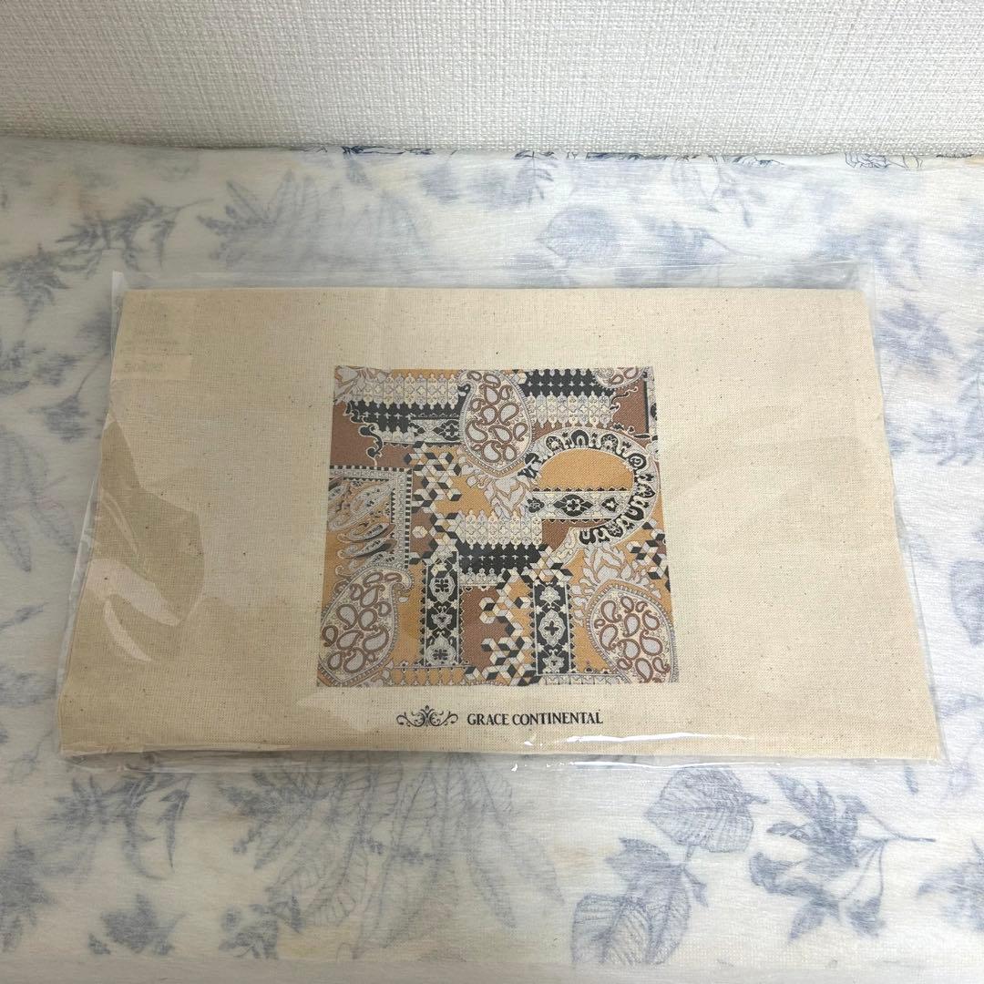 【グレースコンチネンタル】エプロン、マルチクロス、巾着　３点セット