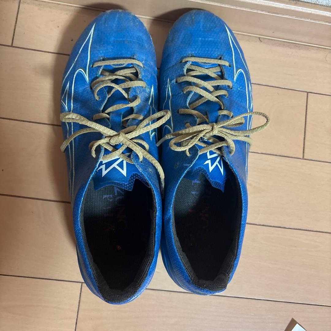 Mizuno ALPHAサッカーシューズ 青 26センチ　値下げしました。