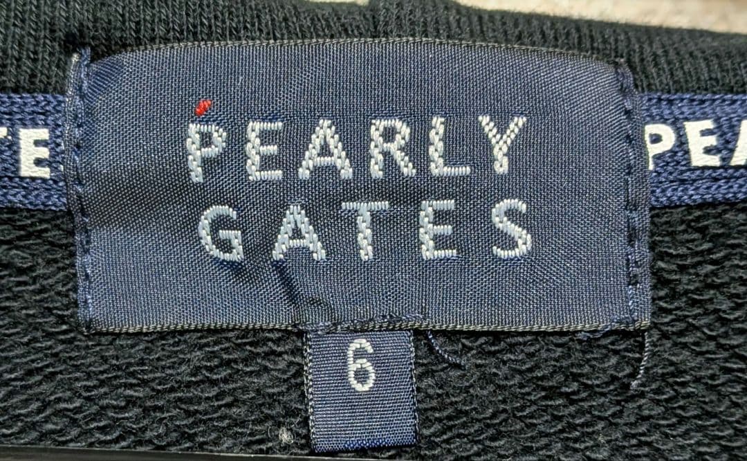 PEARLY GATES パーカー サイズ6 ブラック