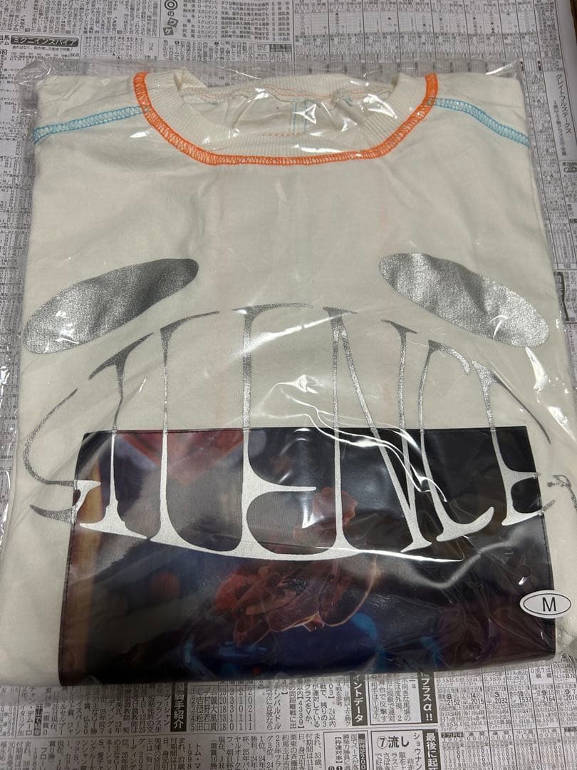 Logo Layered T-shirt \"SILENCE\" 白 Mサイズ