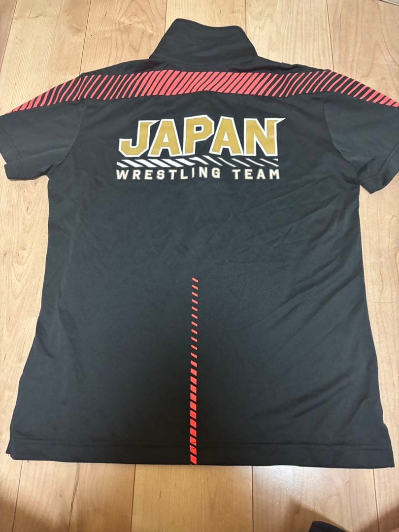 asics 日本代表レスリングチーム ポロシャツ M