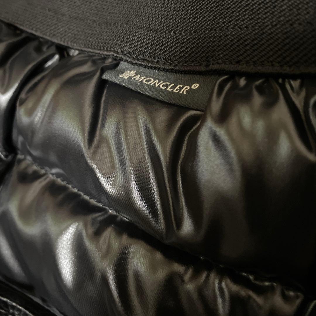 MONCLER ダウンミニスカートブラック40 M〜 L 【未使用】