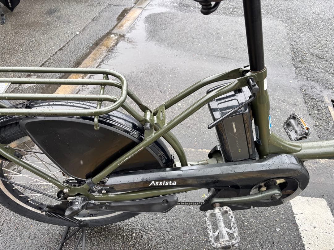 083中古ブリヂストン電動アシスト自転車　8.7Ah 大阪