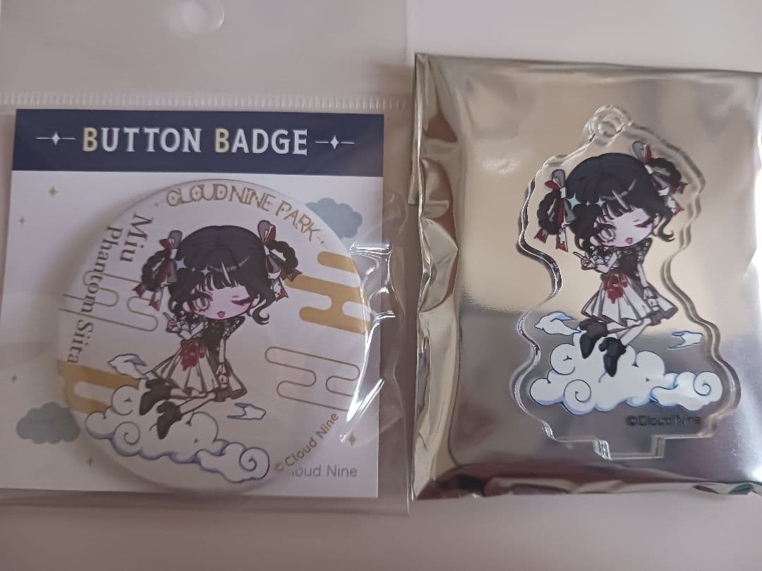 クラウドナインパーク ファントムシータ 美雨 アクリルスタンド 缶バッジ