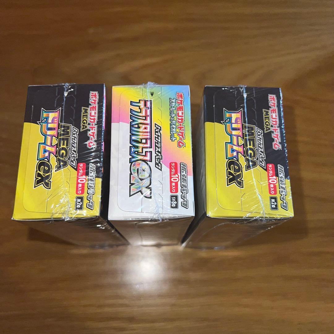 テラスタルフェスex 1BOX メガドリームex 2BOX シュリンク付き