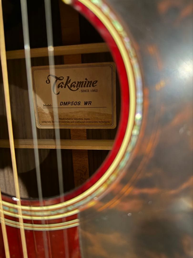 Takamine アコースティックギター ワインレッドDMP 50SWR