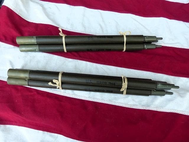1968” 米軍実物 ナム戦 デッド!　テントポール　6本セット 軍幕 263