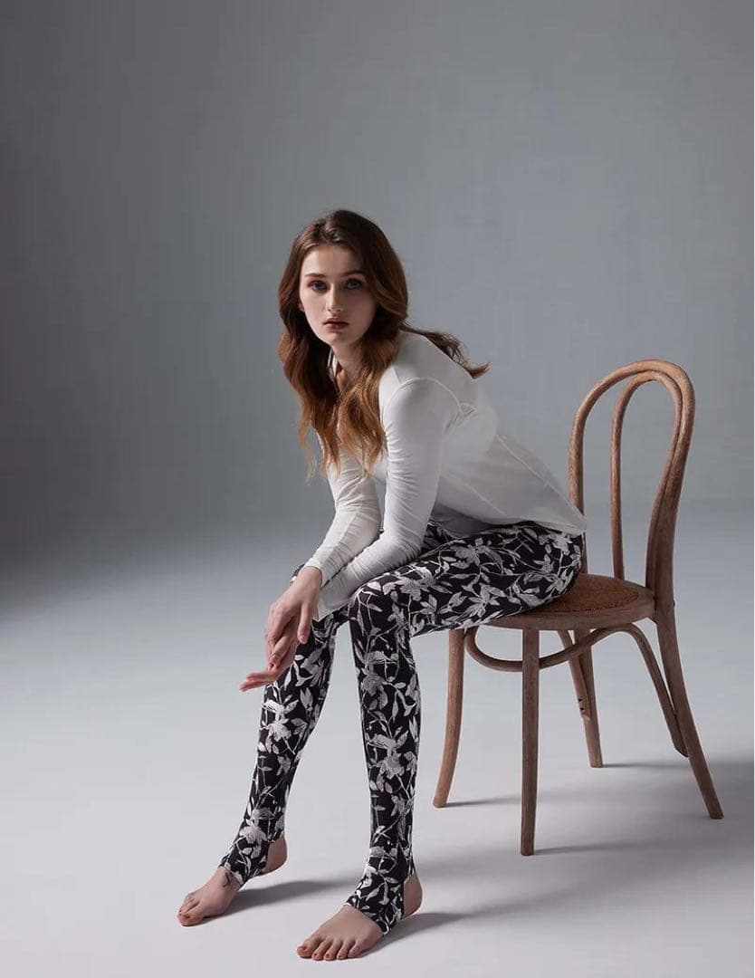 easyoga Leggings トレンカ 花柄 ルルレモン レギンス