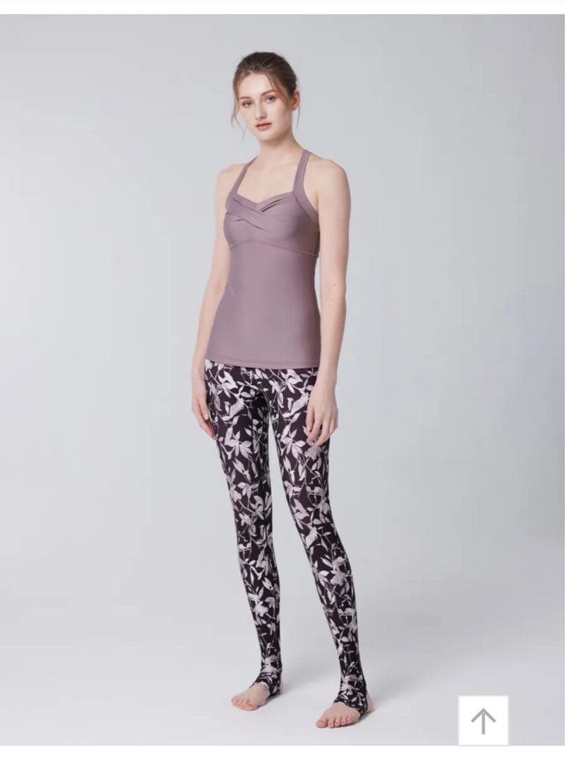 easyoga Leggings トレンカ 花柄 ルルレモン レギンス