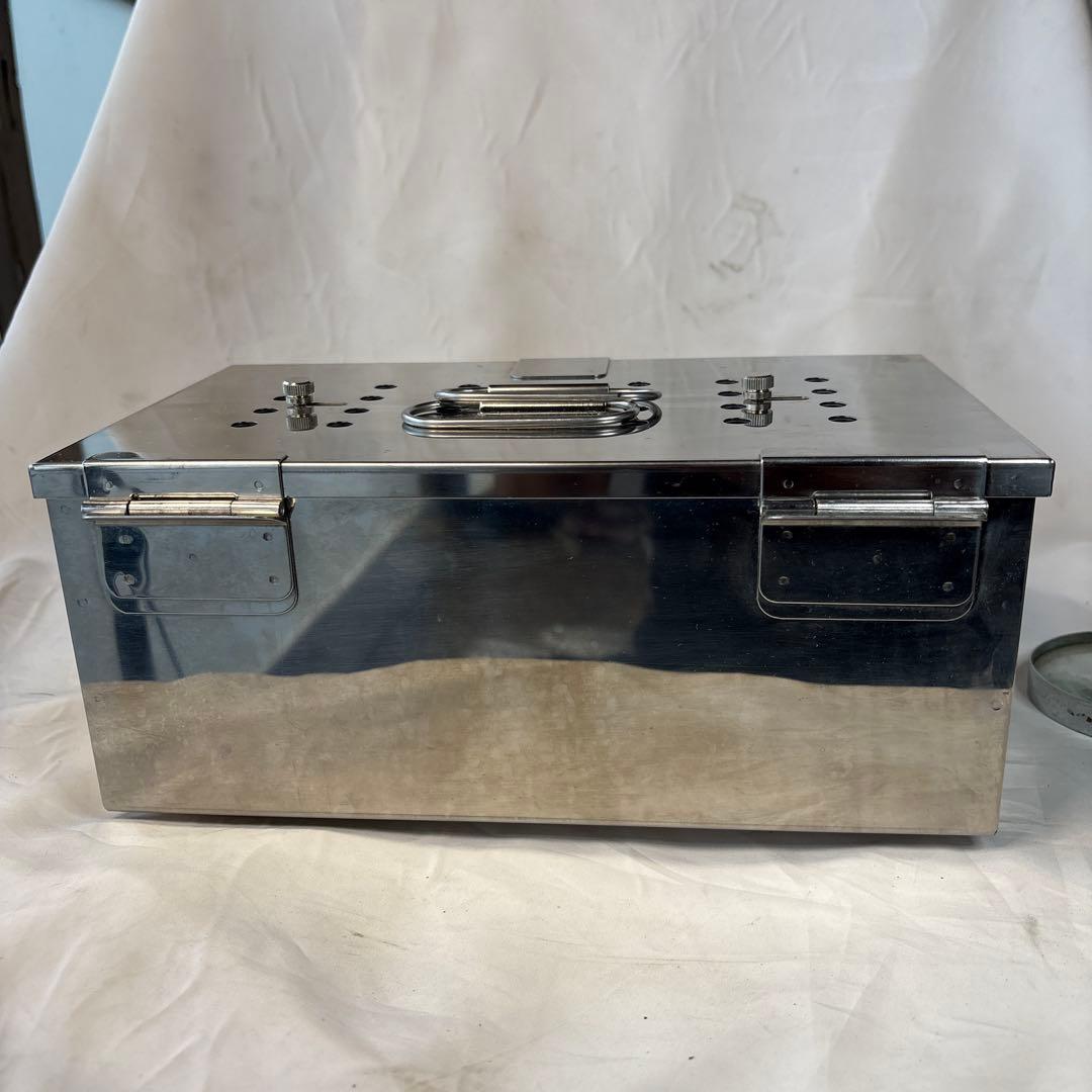 角型　滅菌カスト　ツールボックス　スモーカー　ステンレス（SUS304）