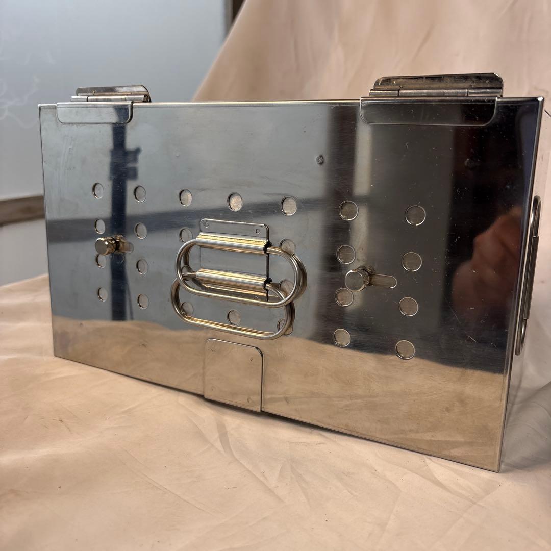 角型　滅菌カスト　ツールボックス　スモーカー　ステンレス（SUS304）