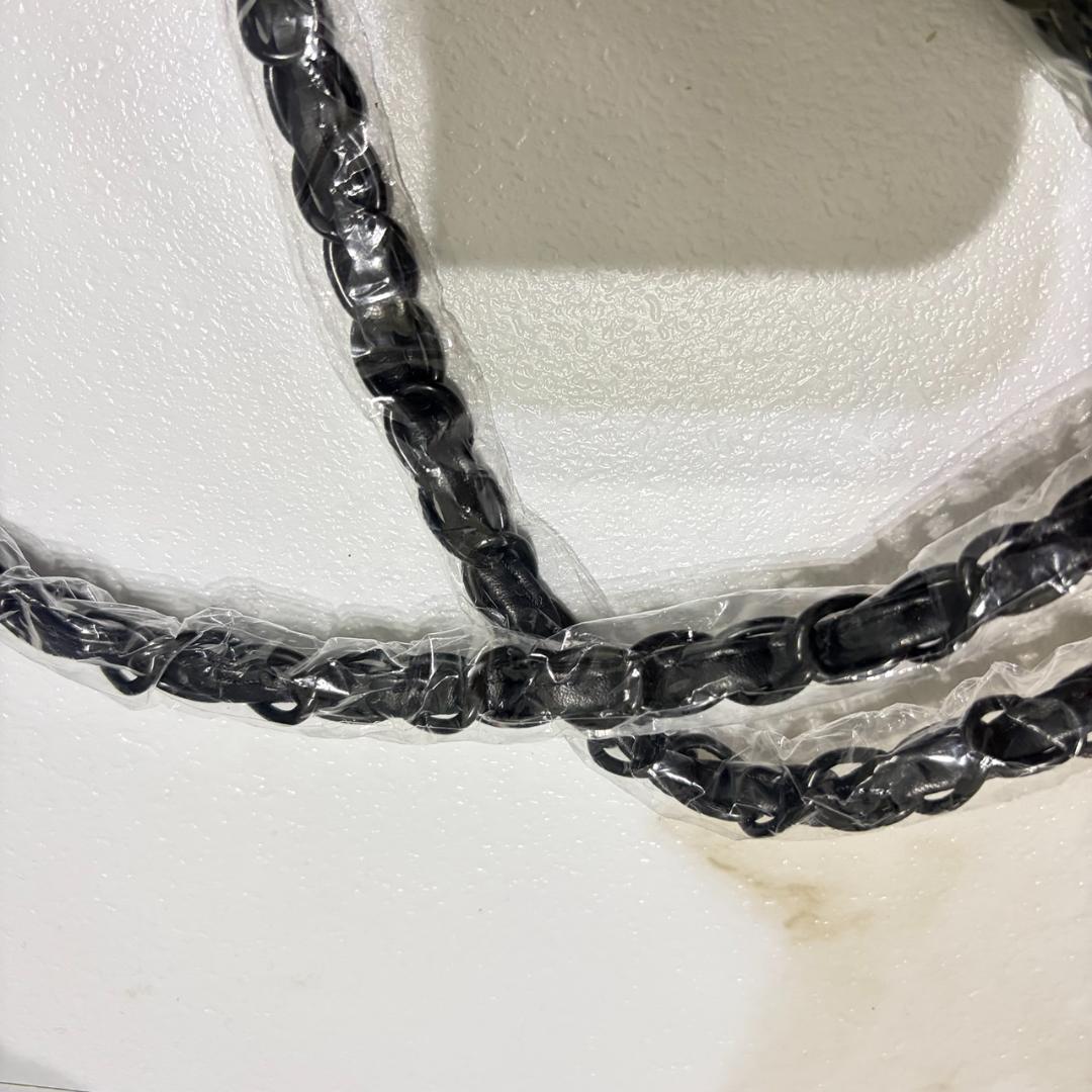 CHANEL ノベルティ ショルダー バック マトラッセ　マットブラック