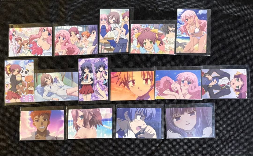 バカテス展　ビジュアルミニカード　フルコンプセット　おまけ付き