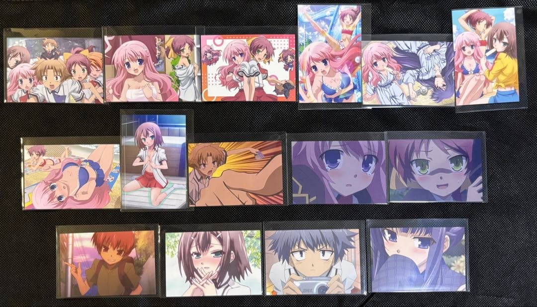 バカテス展　ビジュアルミニカード　フルコンプセット　おまけ付き