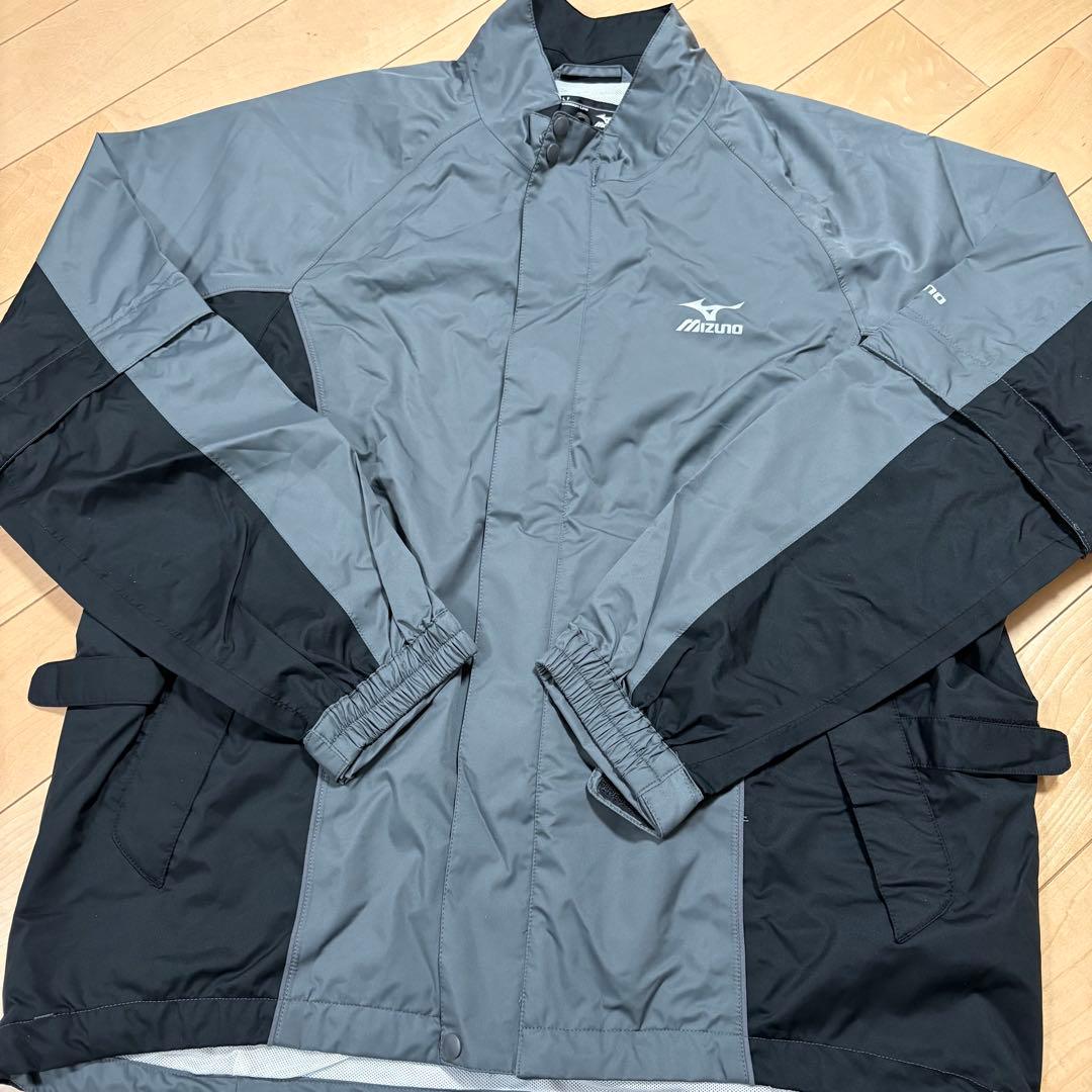 ミズノ　レインウェア　レインスーツ　カッパ　雨用　ゴルフ　新品
