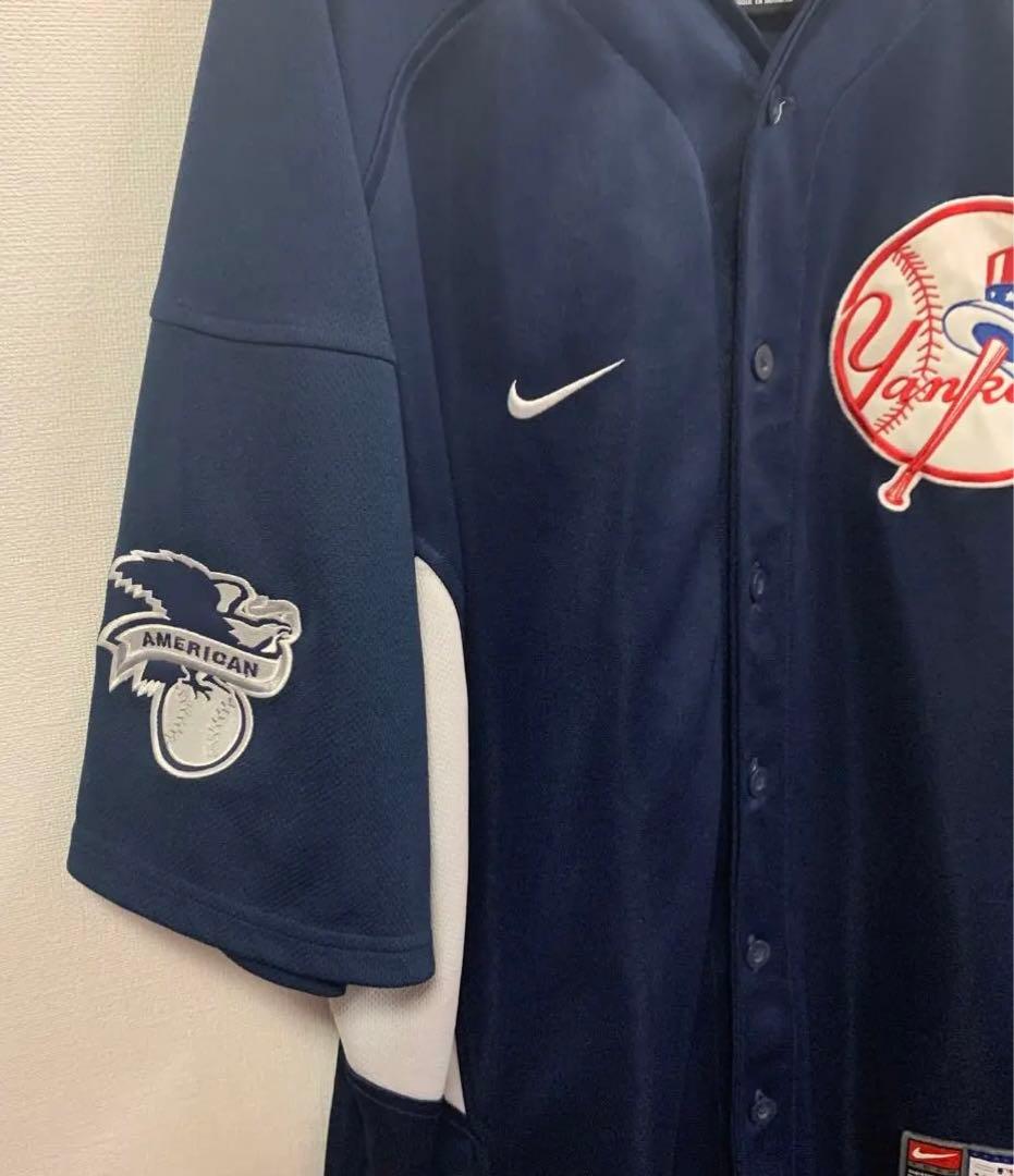 NIKE ナイキ MLB ヤンキース YANKEES ベースボールシャツ