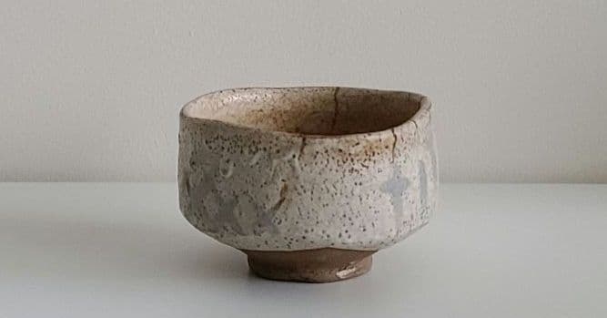 絵志野茶碗
