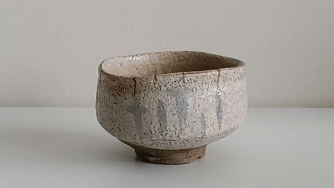 絵志野茶碗