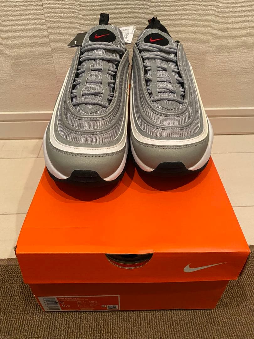 ナイキゴルフCI7538 AIRMAX 97 シルバー Bullet M26cm