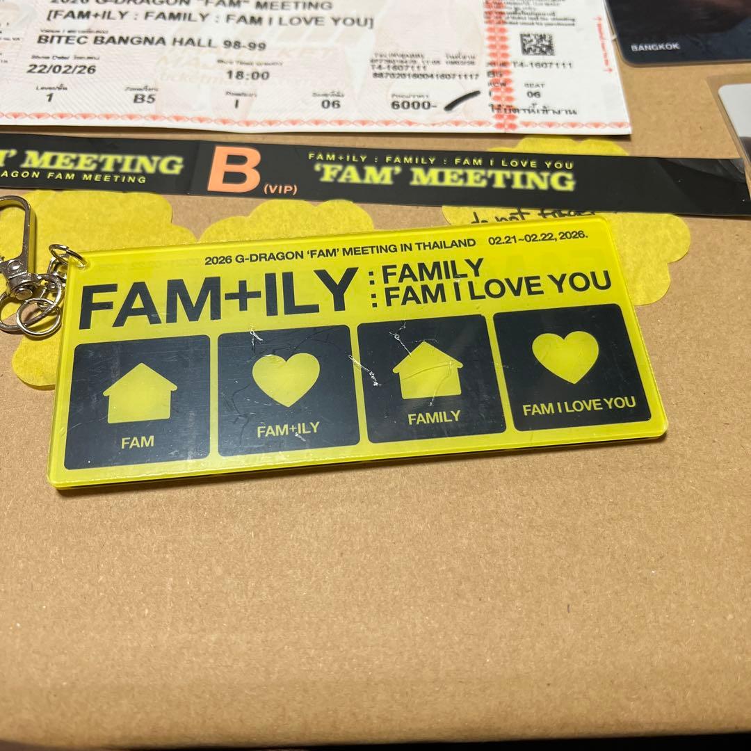 そ*ち様 G-DRAGON FAM MEETING バンコク限定 入場特典セット
