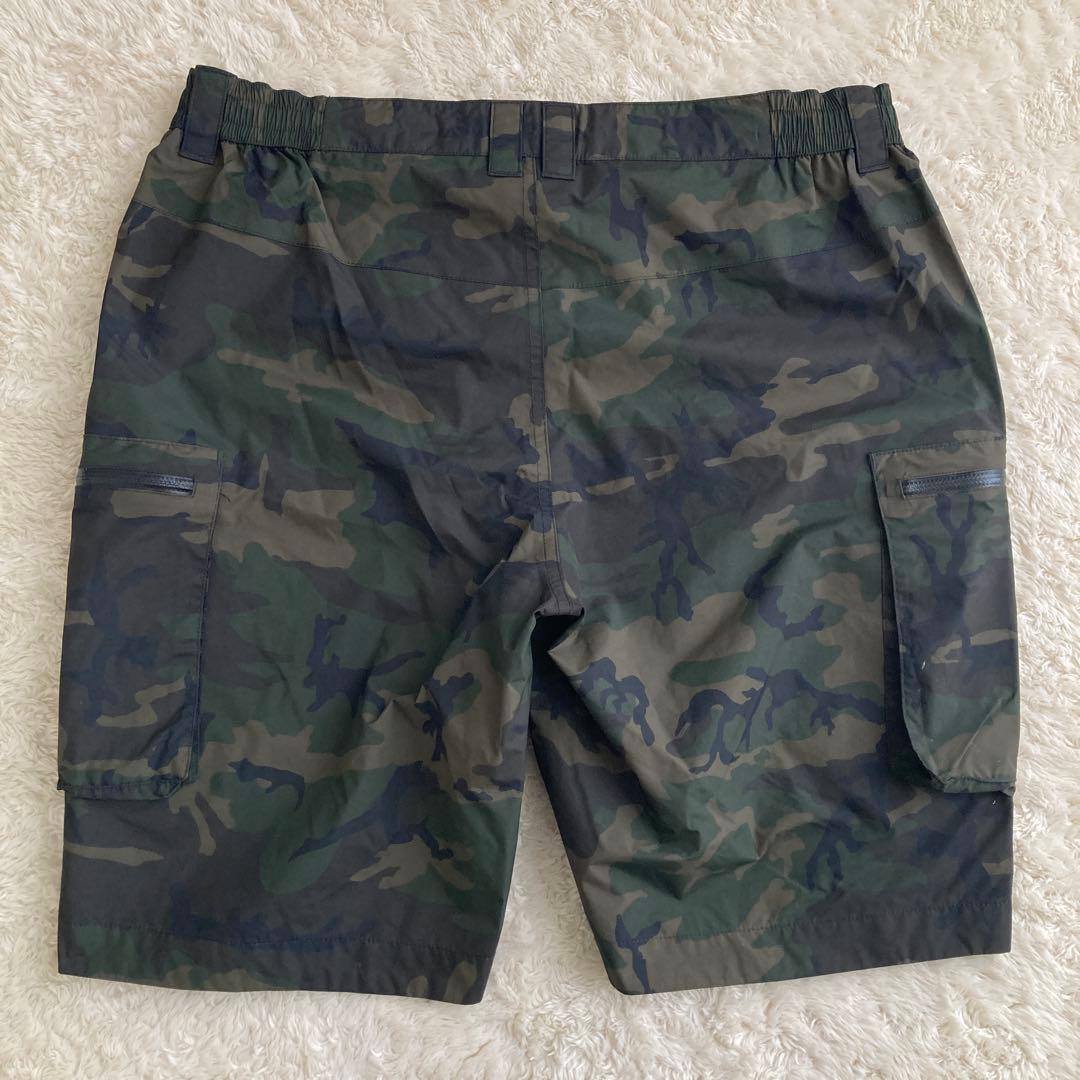 DAIWAレインマックス　ハーフパンツ　迷彩　カモフラ　XL