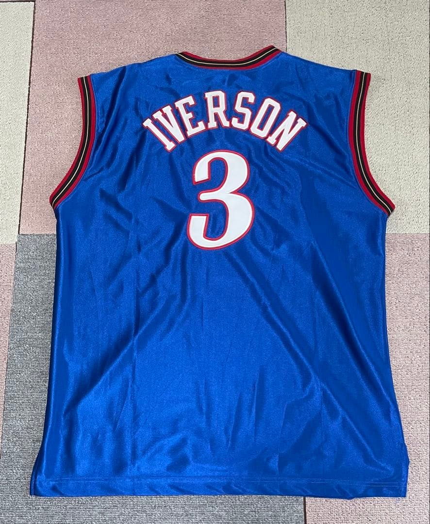 アレン・アイバーソン　Champion SIXERS ユニフォーム サイズ48