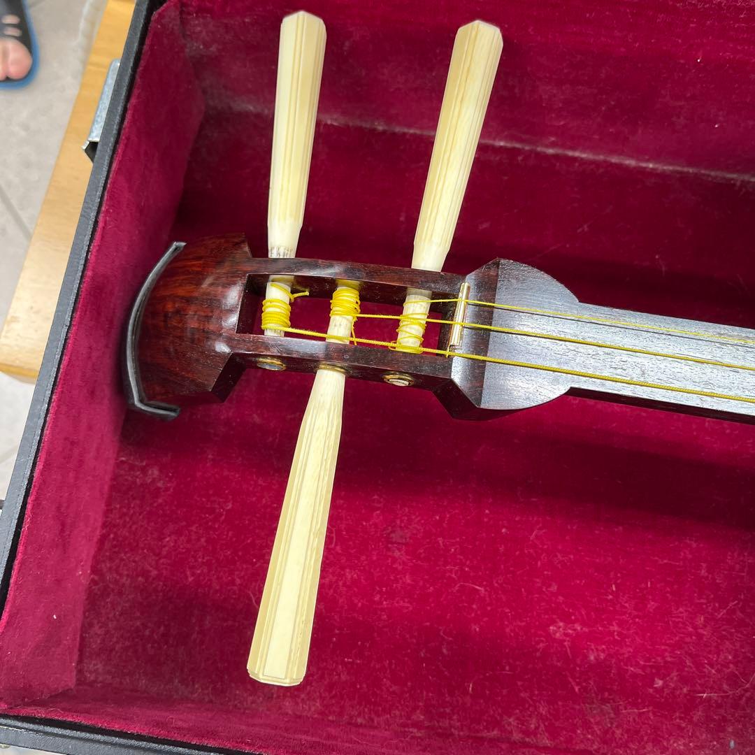 三味線　鼈甲バチ付