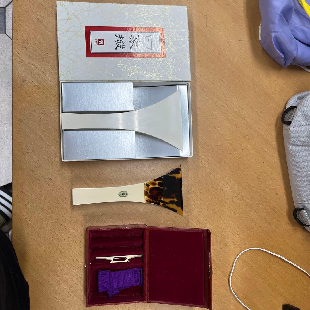 三味線　鼈甲バチ付