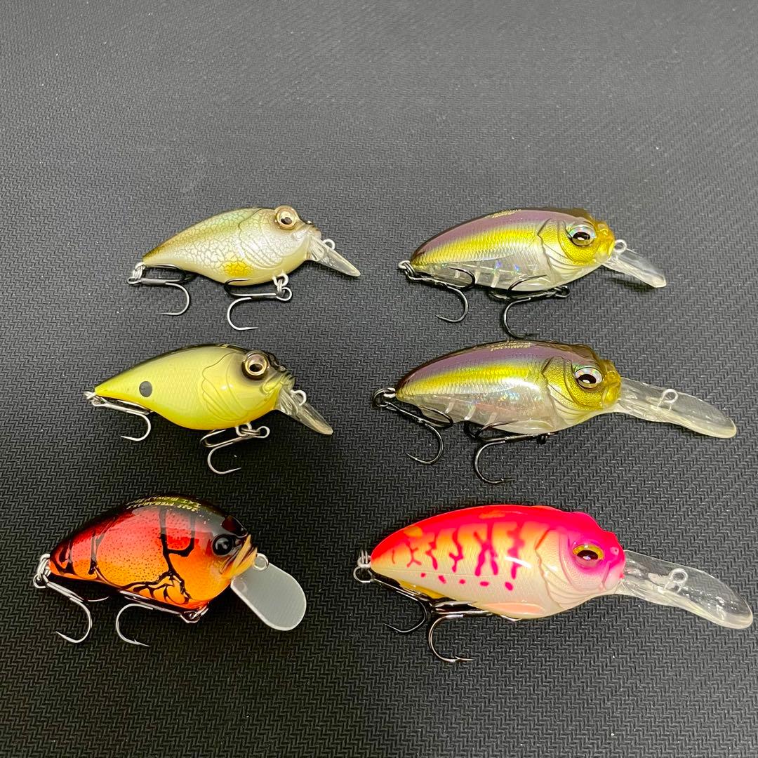 【★10%OFF(最終値下げ)】メガバス　クランクベイト　まとめ売り　6個セット