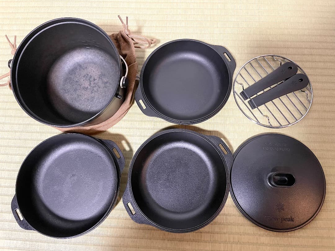  peak ダッチオーブン　ホットサンドクッカー　トラメジーノ