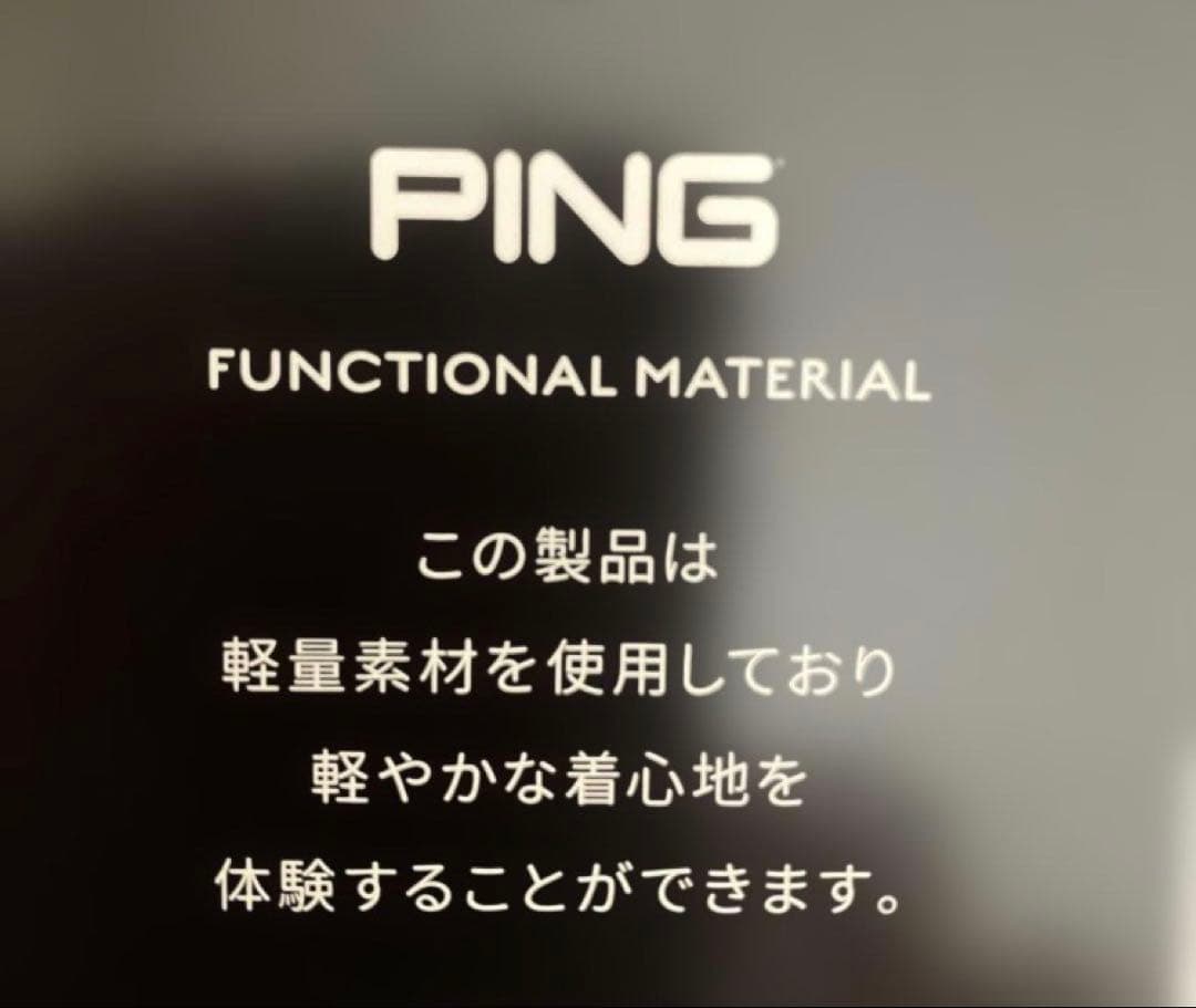 【新品】PING／ハイネック／モックネック／長袖／Ｍサイズ