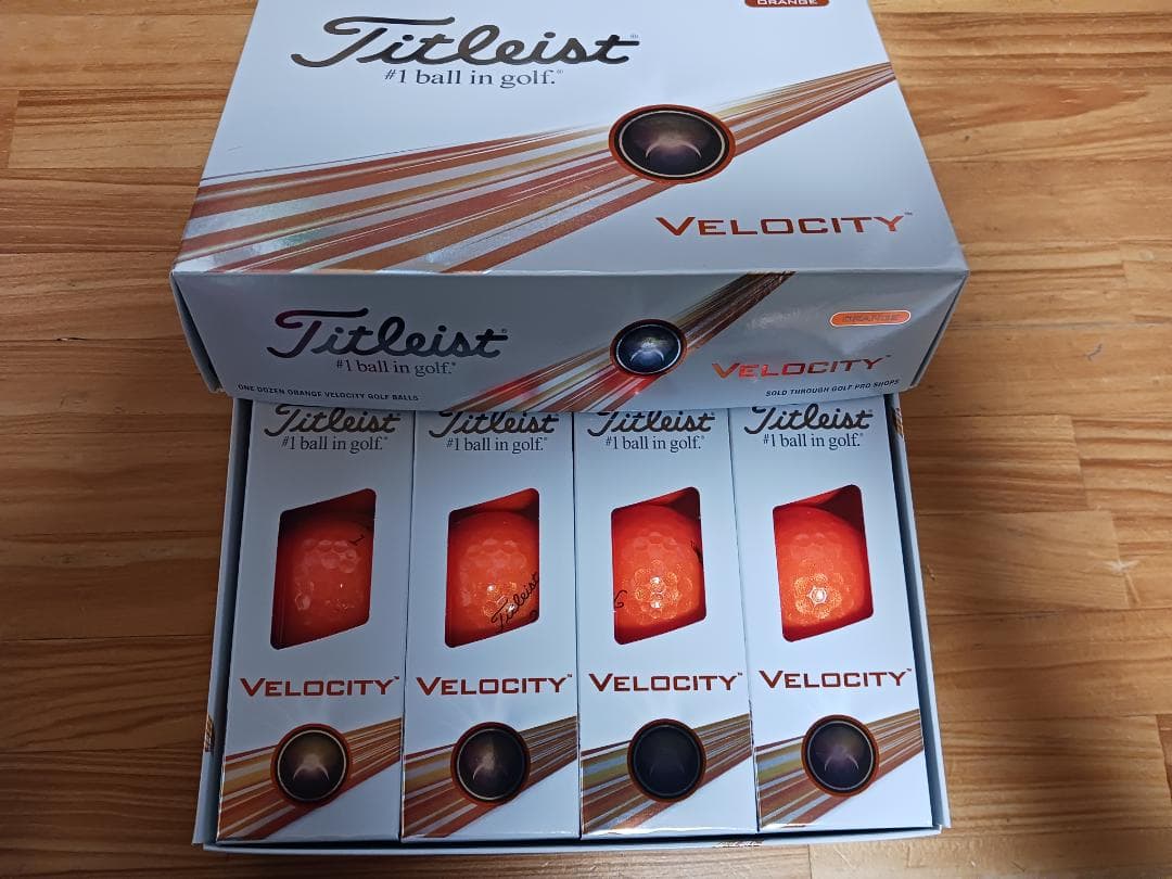 チップ【Titleist】 新品　Velocity ゴルフボール 3ダース