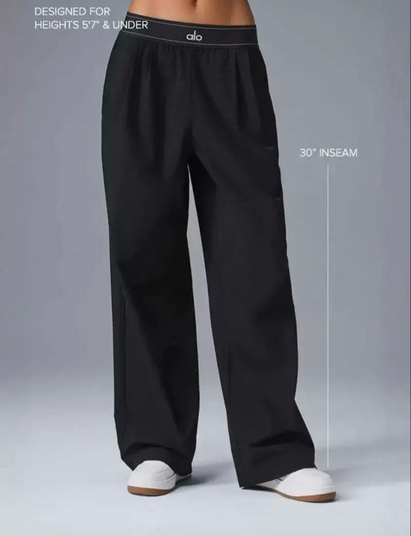 公式購入正規品　alo Suit Up Trouser ブラック　アロヨガ