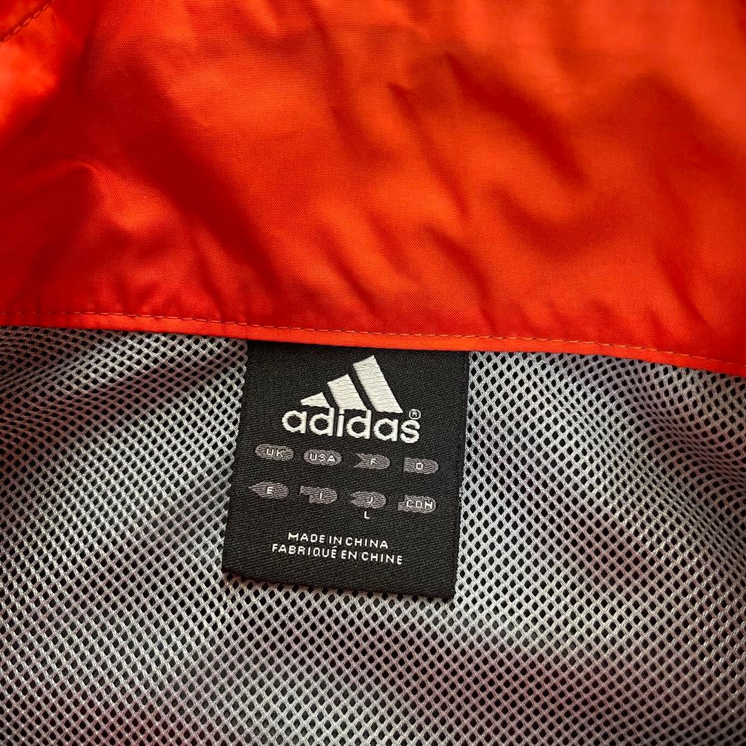adidas 巨人 読売ジャイアンツ ウインドブレーカー 黒 L ロゴ 刺繍