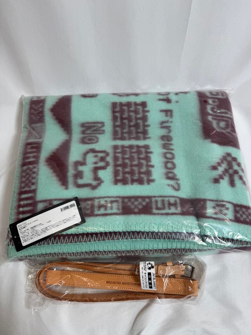 アウトドア寝具 JM BLANKET - LIGHT BLUE x PURPLE