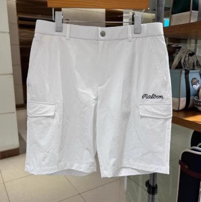 Malbon メンズ ハーフパンツ 通気性抜群 ストレッチ 快適ラウンド用⭐