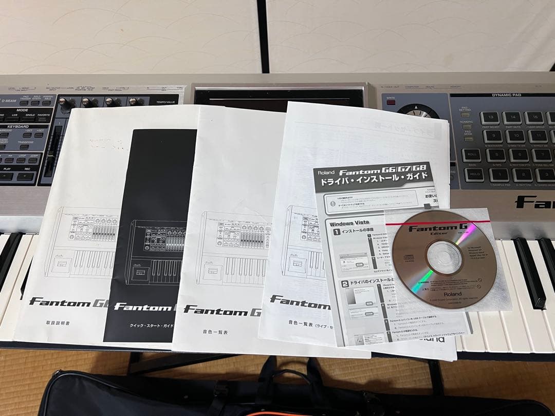 Roland PhantomG6+純正ケース+スタンド ローランドファントムG6