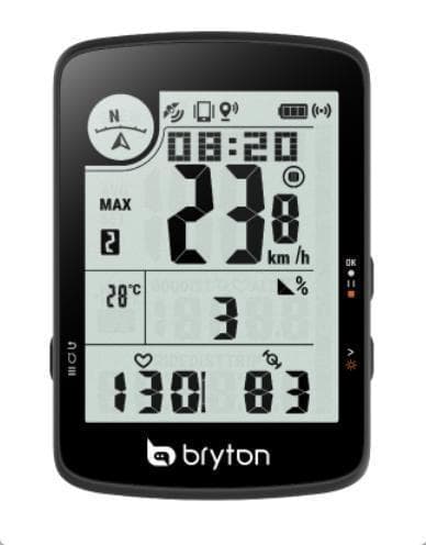 ブライトン Rider17E+Fアウトマウントセット GPSサイクルコンピュータ