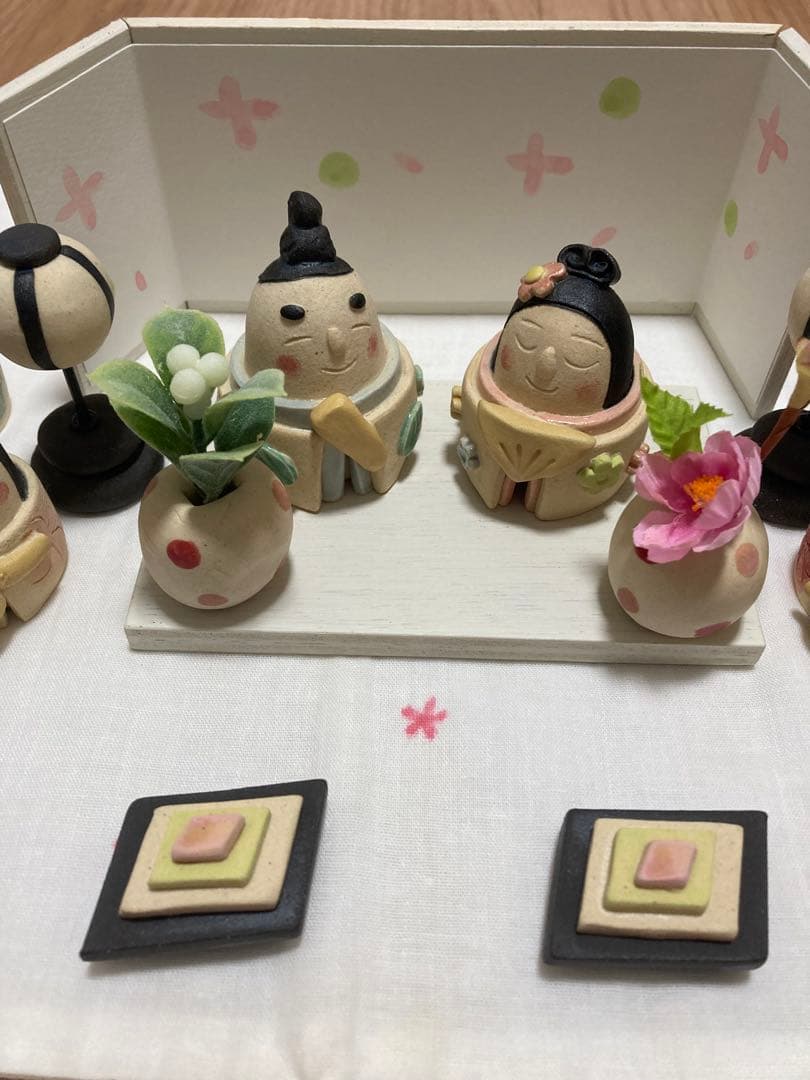 岡崎順子さん　雛人形セット　おひなさま美品