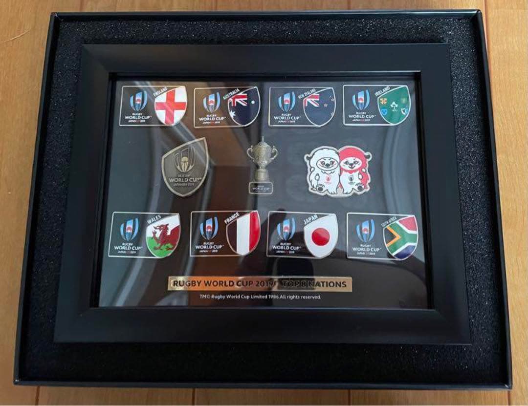 ラグビーワールドカップ2019 TOP8ピンバッジセット