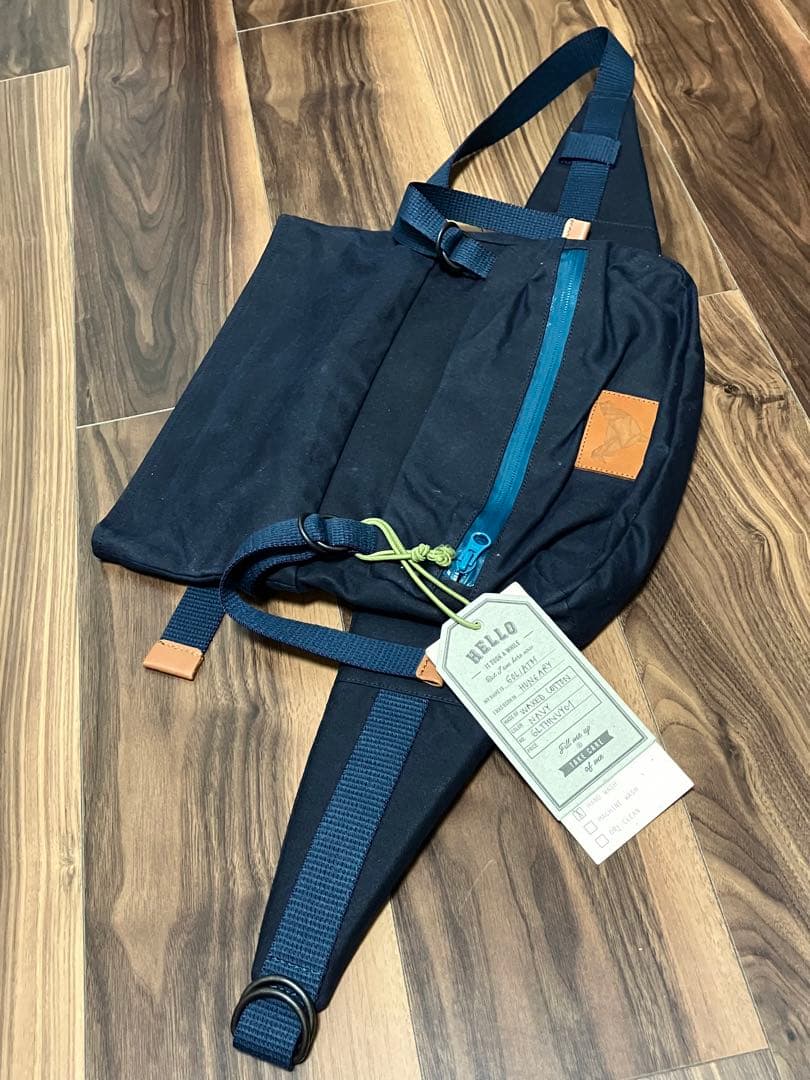 最終価格！blind chic goliath ウエストバック　ワックスコットン